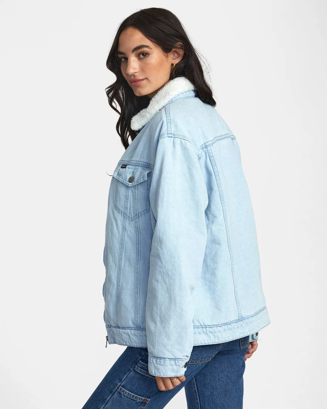 RVCA Womens Bonfire Denim Jacket