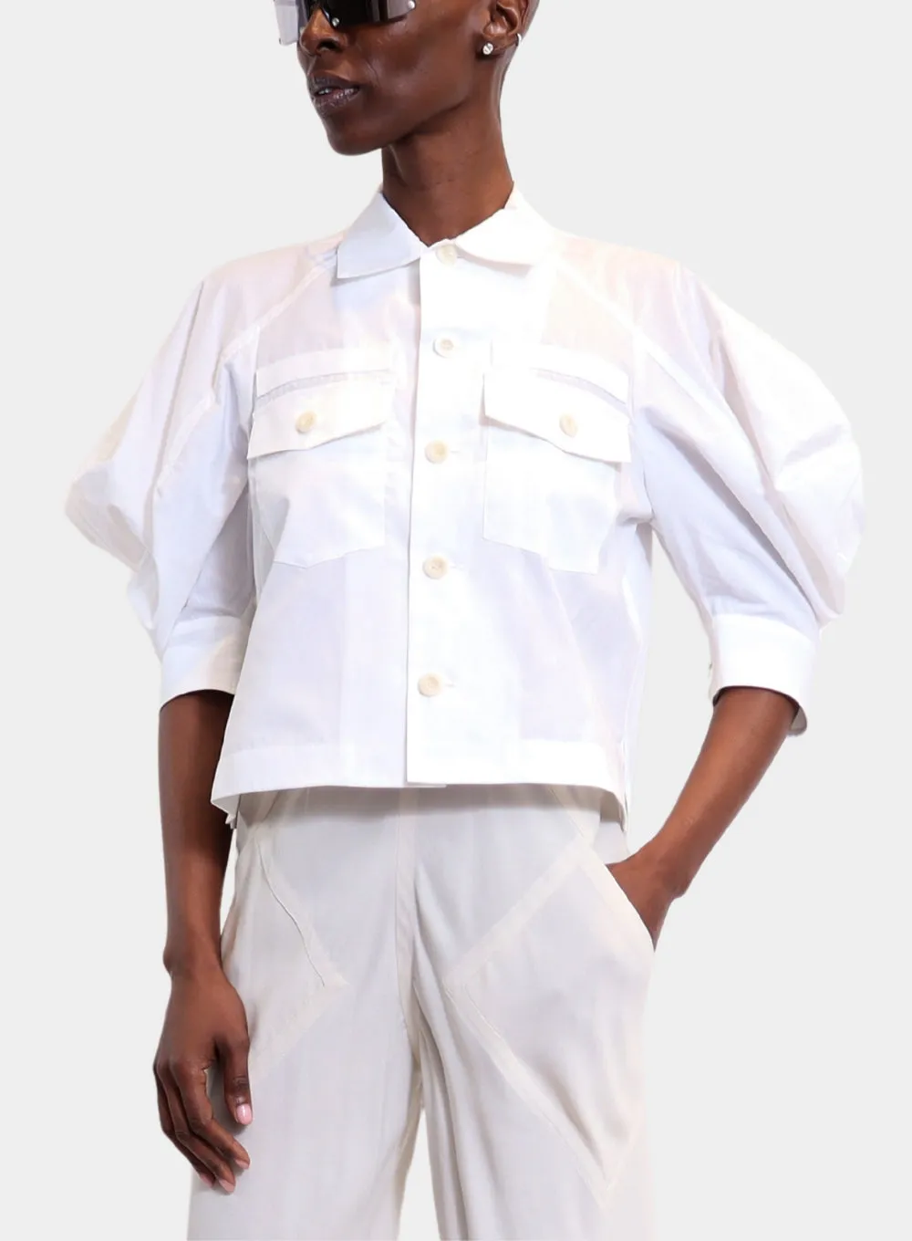SACAI | Cotton Poplin Shirt
