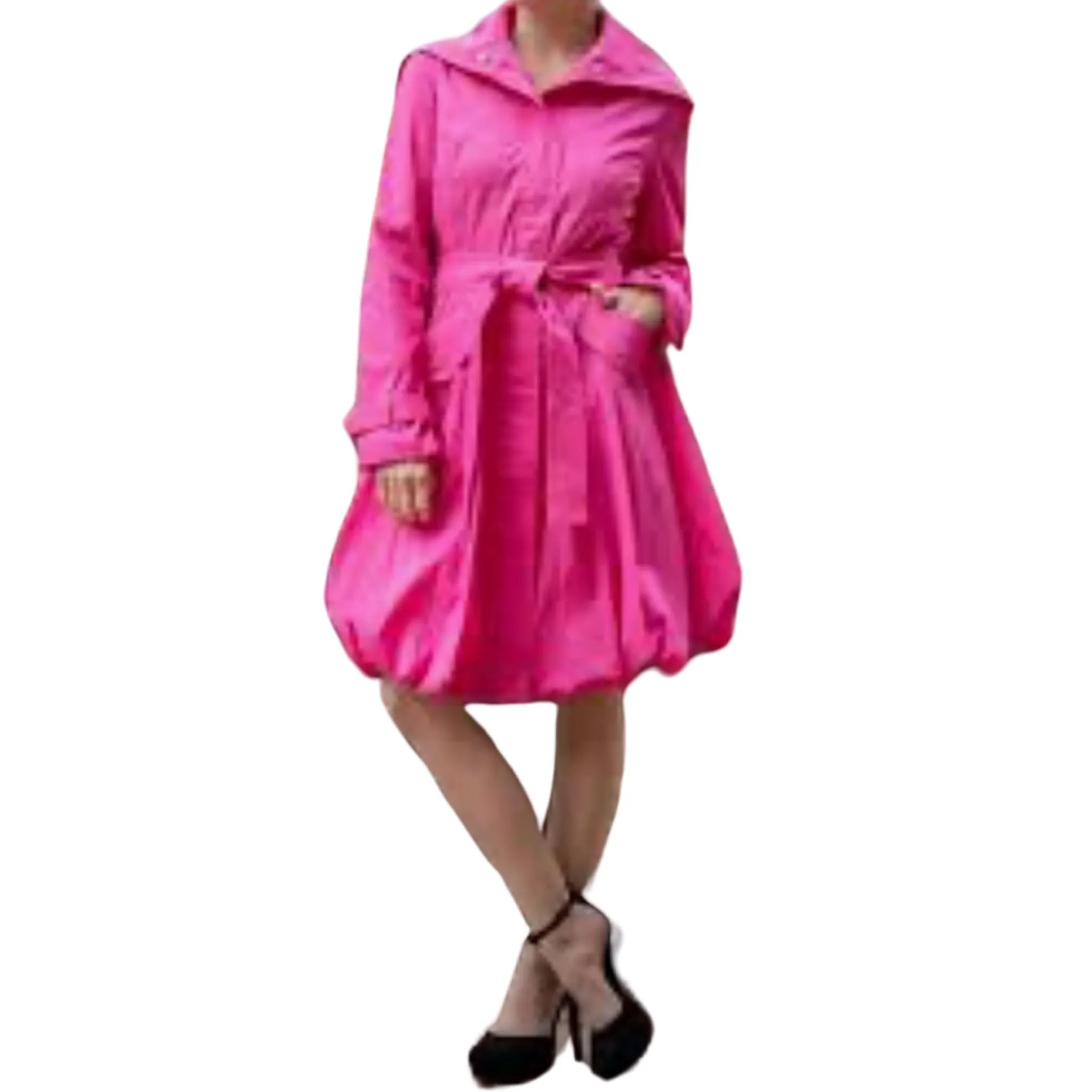 SAMUEL DONG Style #11664 Bubble Coat Pink Size Medium