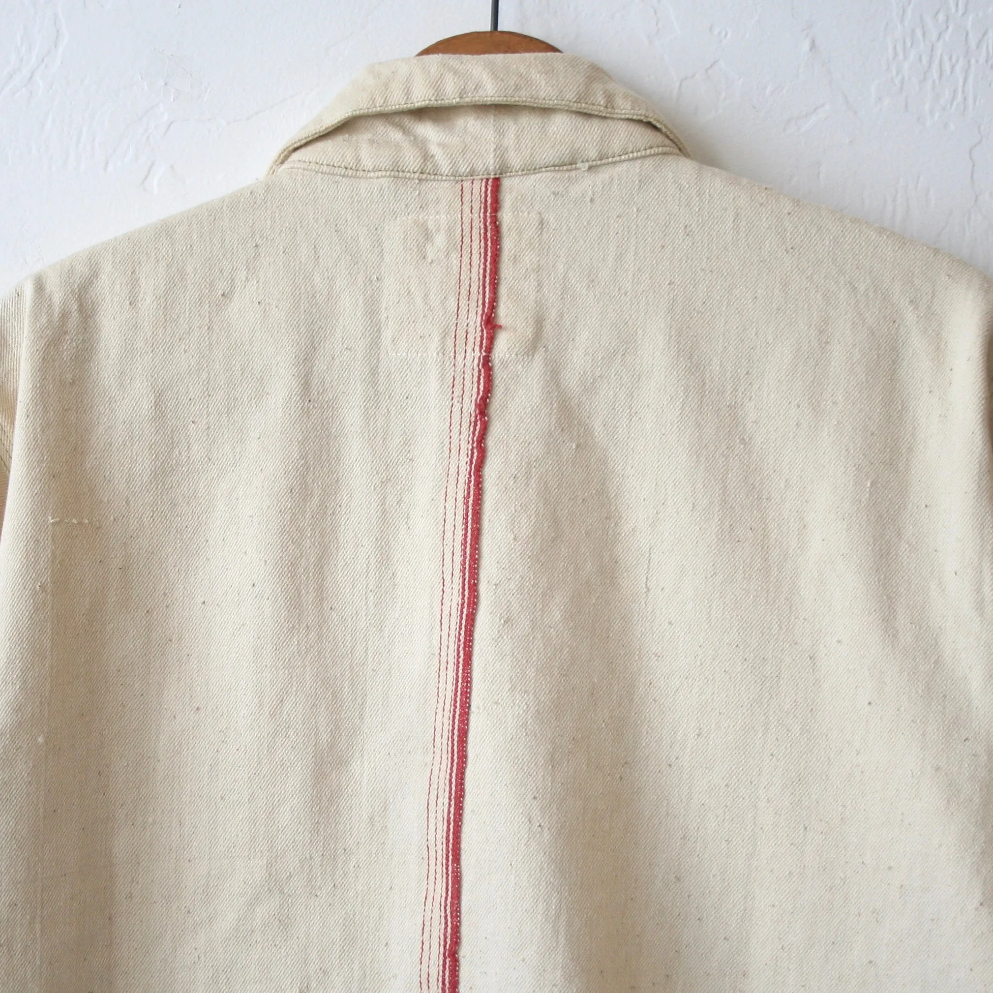 Selvedge Chore Coat - Cream