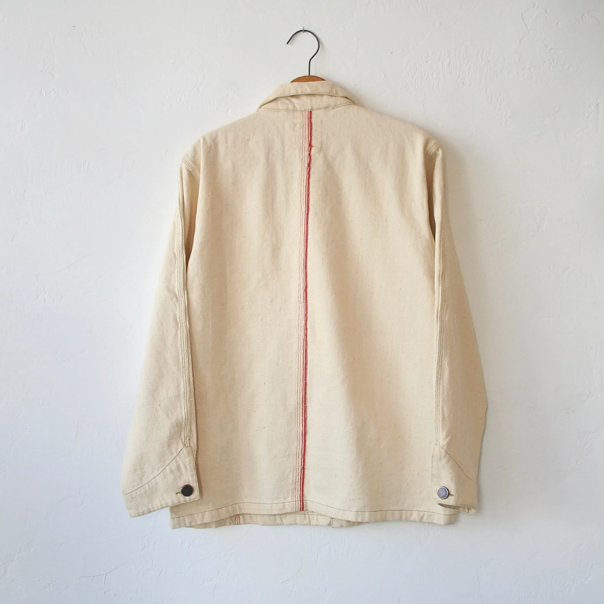 Selvedge Chore Coat - Cream