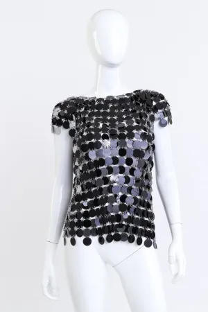 Short Sleeve Disk Link Top