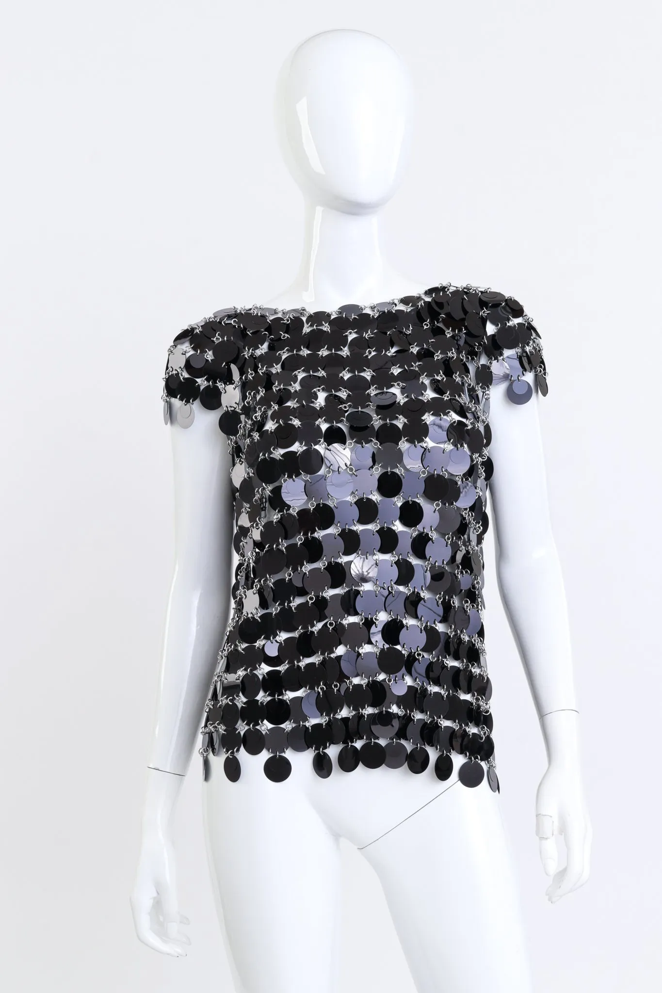 Short Sleeve Disk Link Top