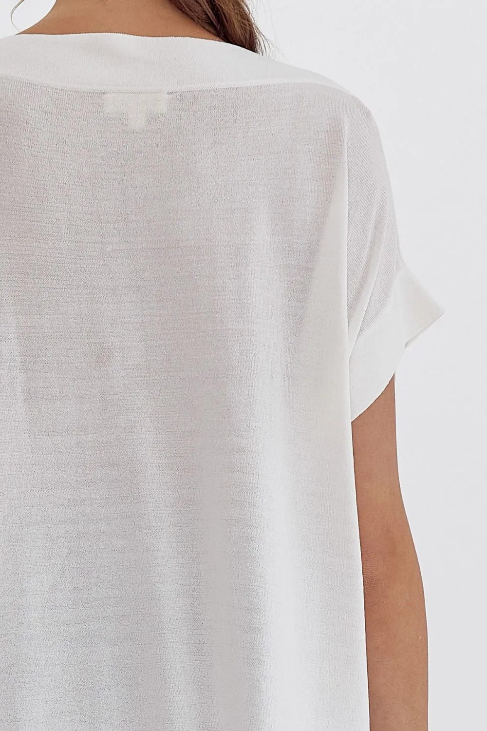 Solid Dolman Sleeve Top