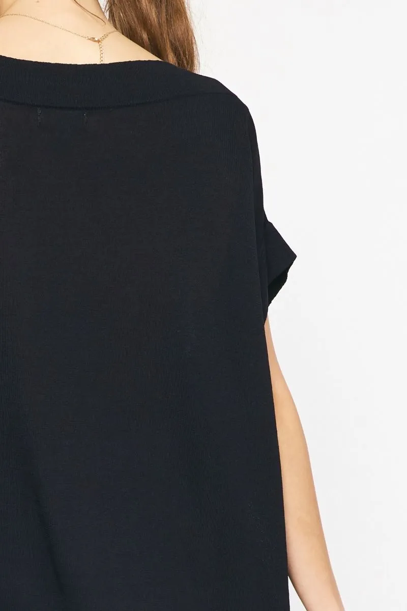 Solid Dolman Sleeve Top
