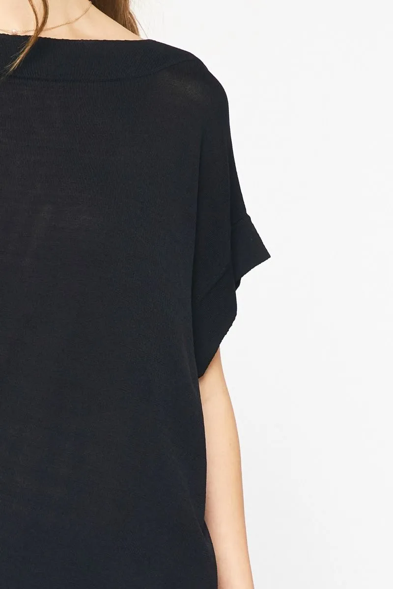 Solid Dolman Sleeve Top