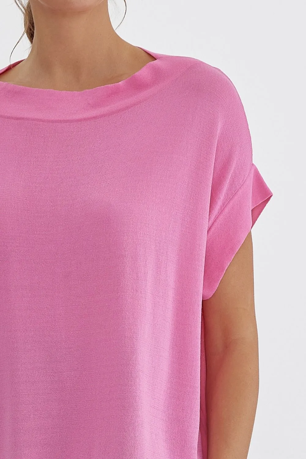 Solid Dolman Sleeve Top