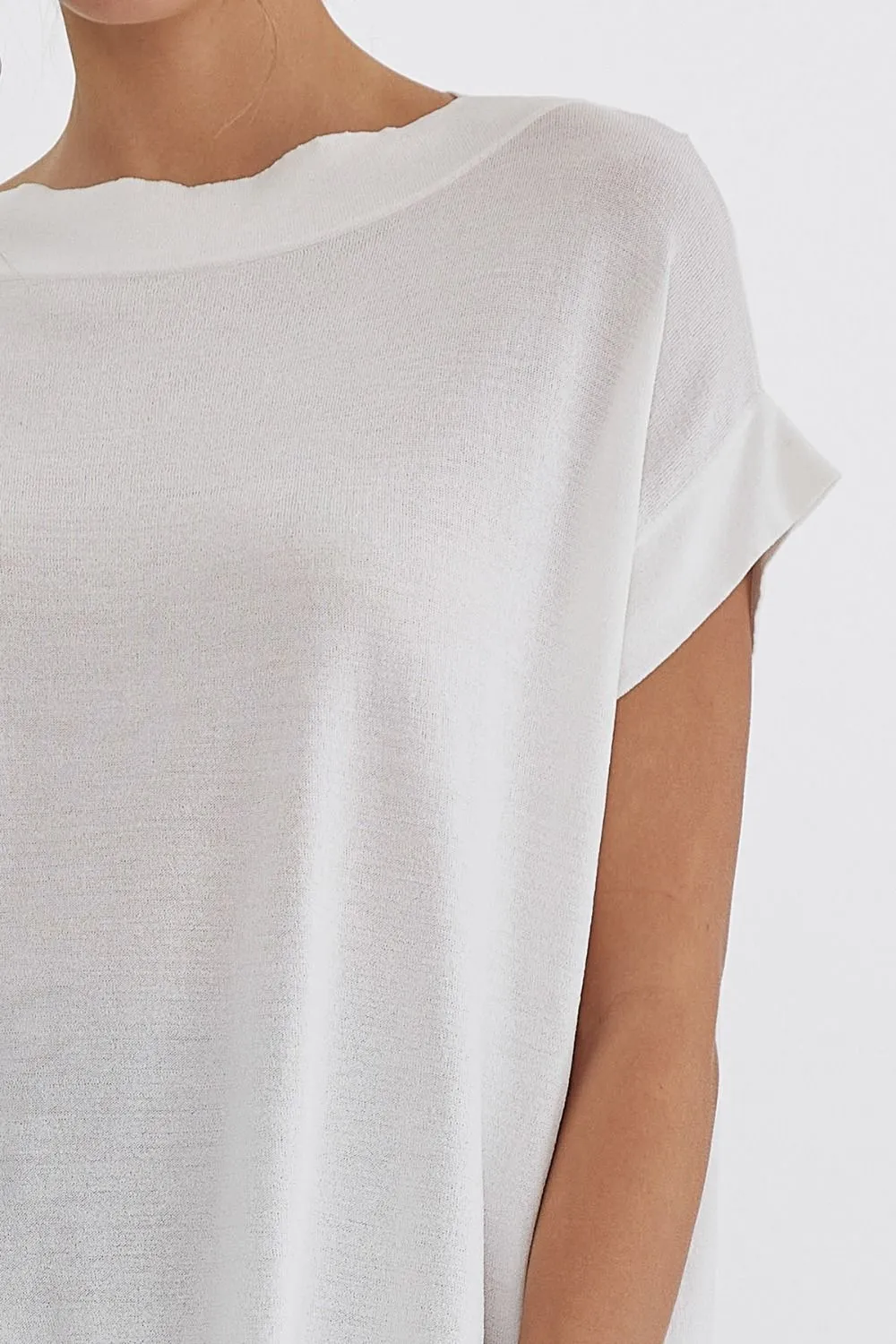 Solid Dolman Sleeve Top