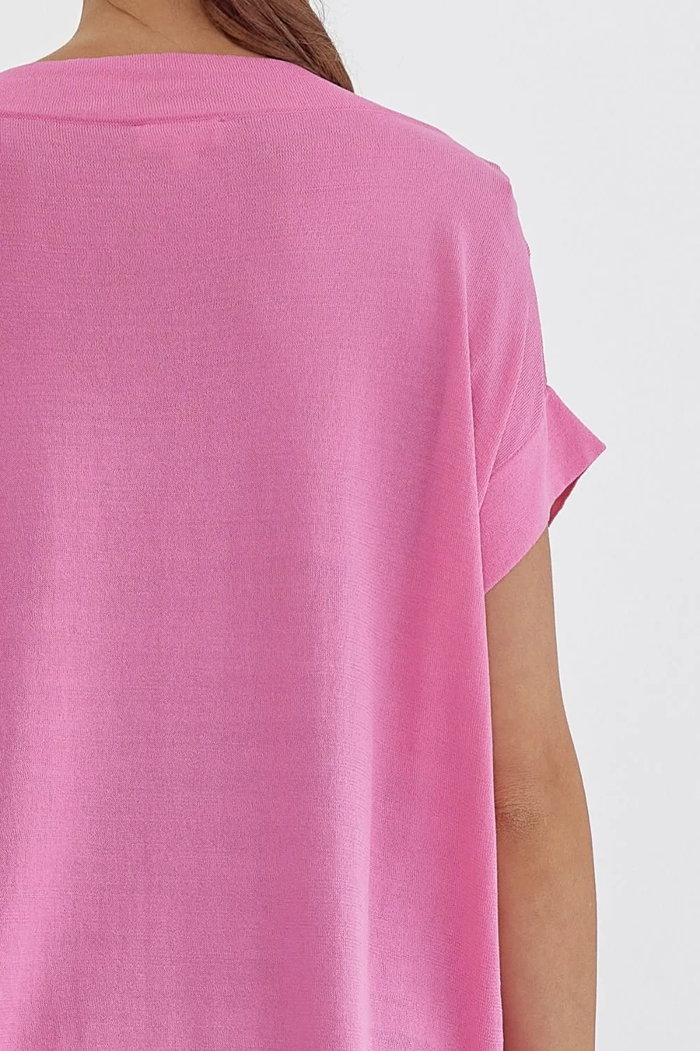 Solid Dolman Sleeve Top