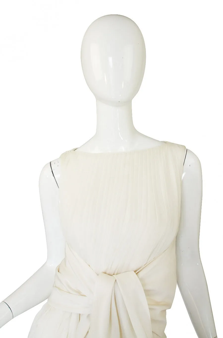 Spring 2008 Runway Giambattista Valli Cream Silk Dress