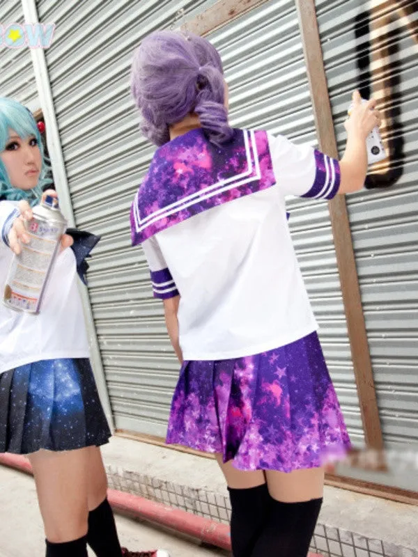 starry sky sailor skirt