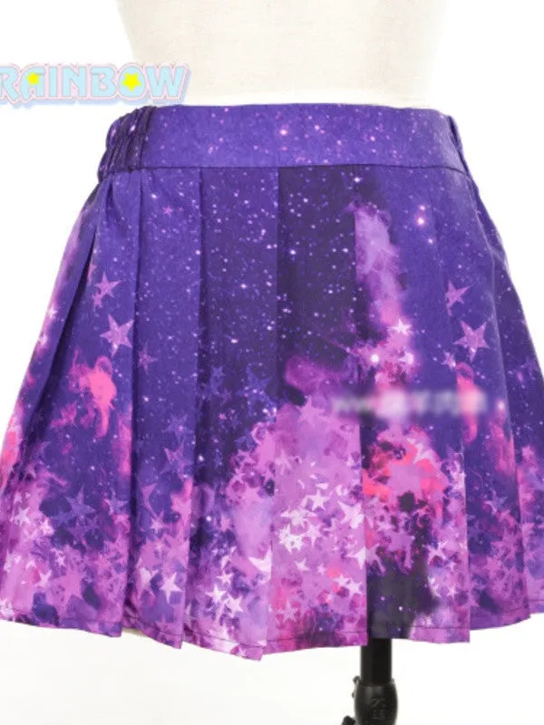 starry sky sailor skirt