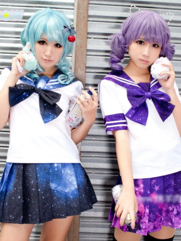 starry sky sailor skirt