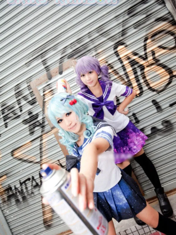 starry sky sailor skirt