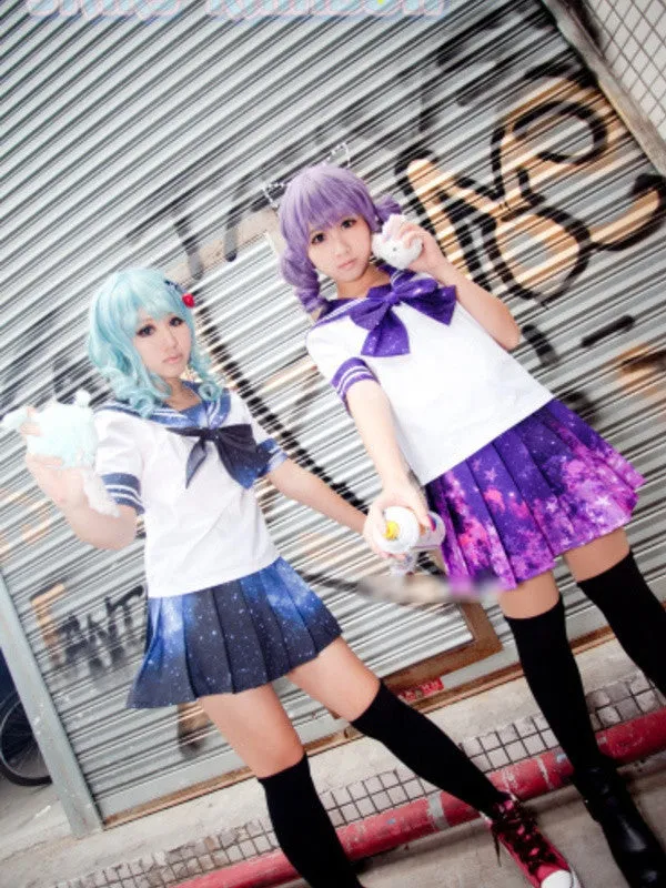 starry sky sailor skirt