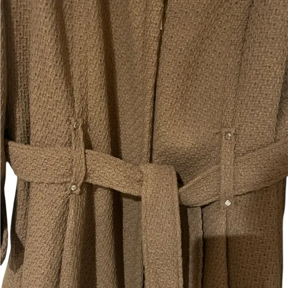 Steve Madden Camel Trench Coat Wool blend NWOT 1X