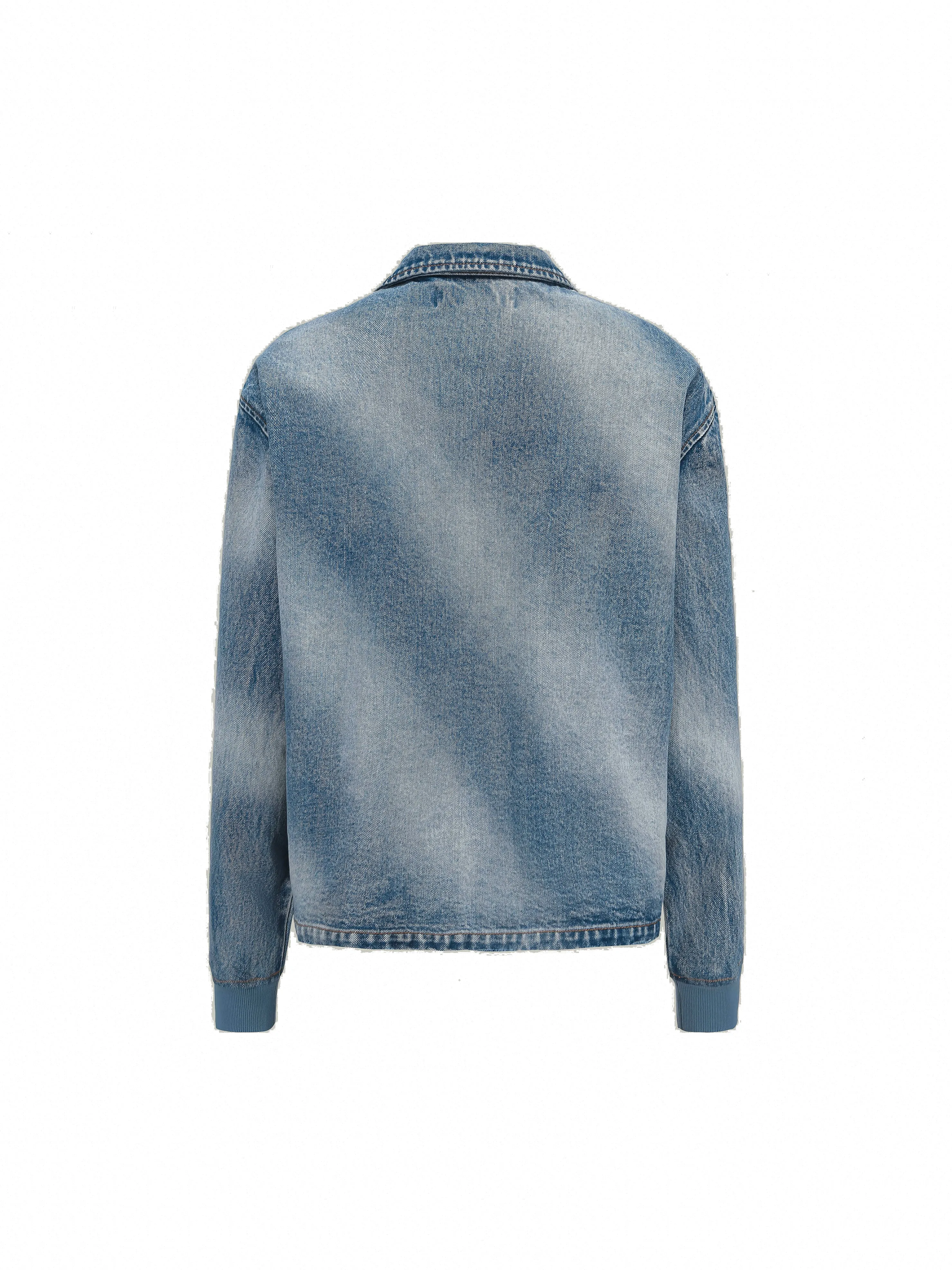 Sunfade Stripe Denim Jacket