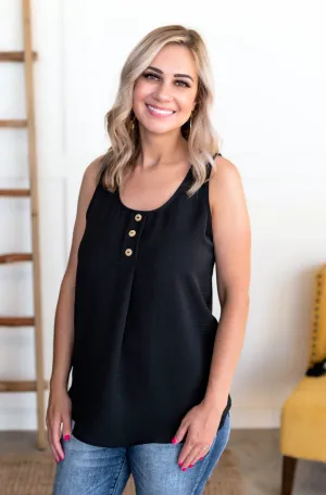 Tank Heavens Blouse In Black