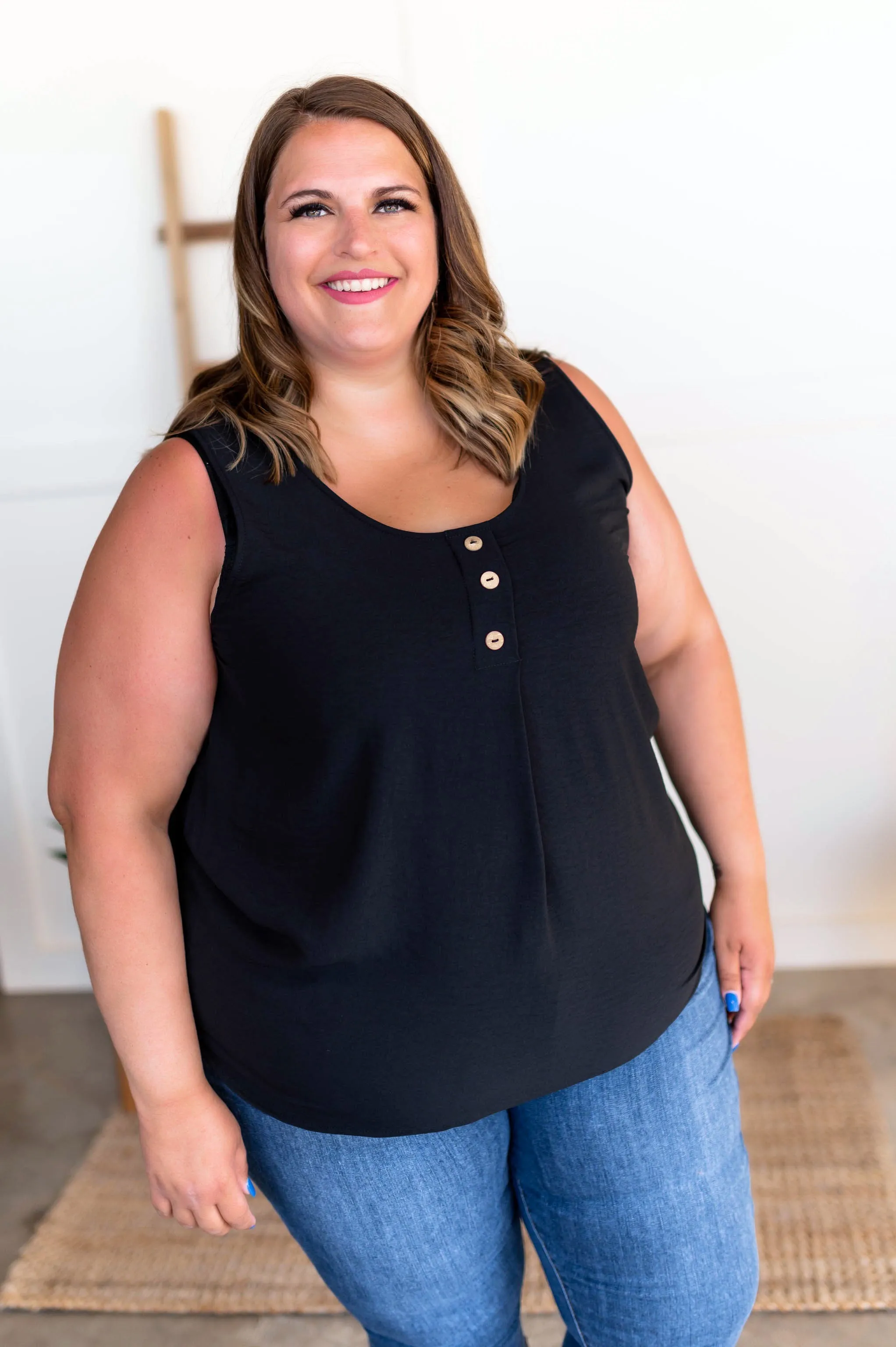 Tank Heavens Blouse In Black