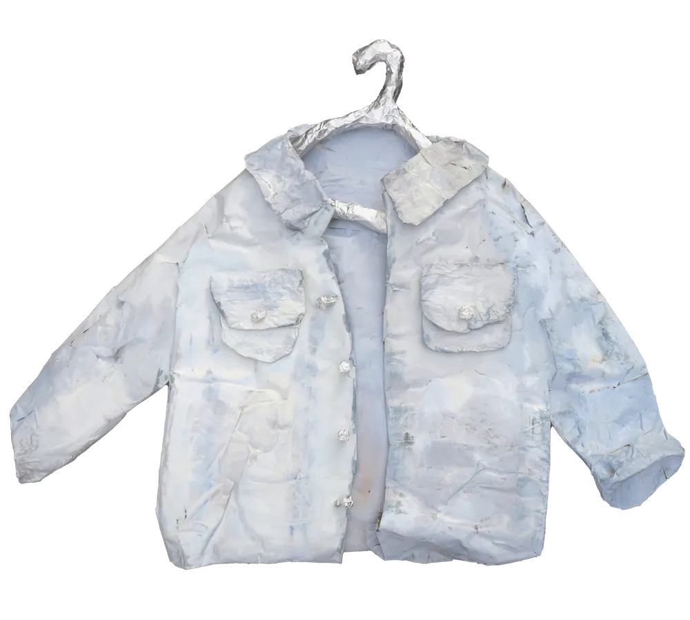 Taylor Lee Nicholson, "Acid Wash Denim Jacket" SOLD
