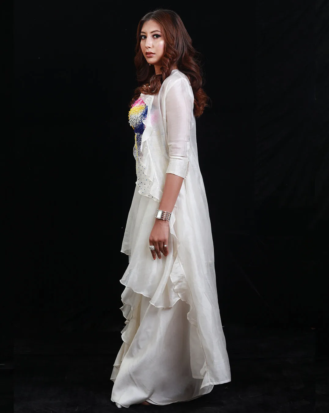 The Synchronized Scintillation Ruffle Plazzo Set