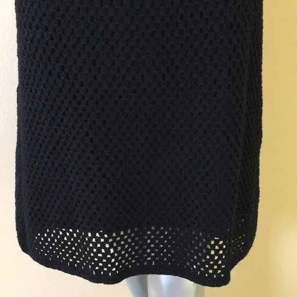 TORI RICHARD | Crochet Overlay Cotton A-Line Skirt