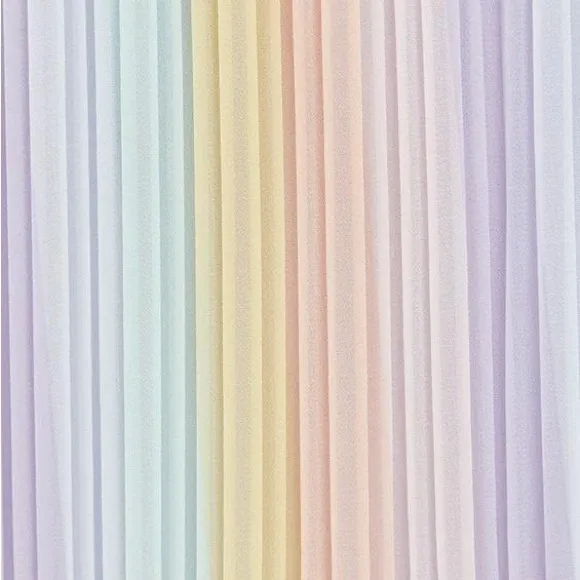 TORRID Midi Chiffon Pleated skirt In Multi Stripe
