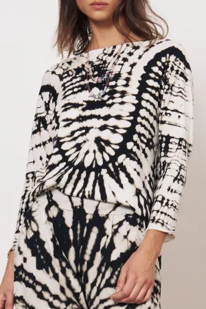 Toureg Top | Black/Dirty White
