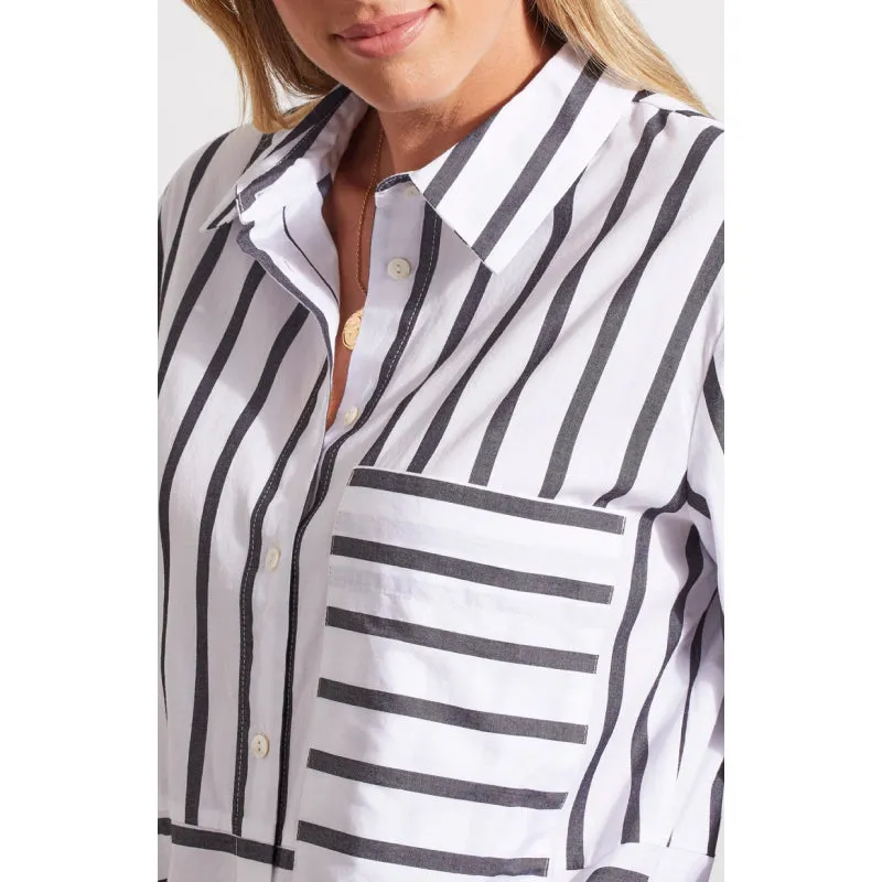 Tribal Long Sleeve Button Front Shirt