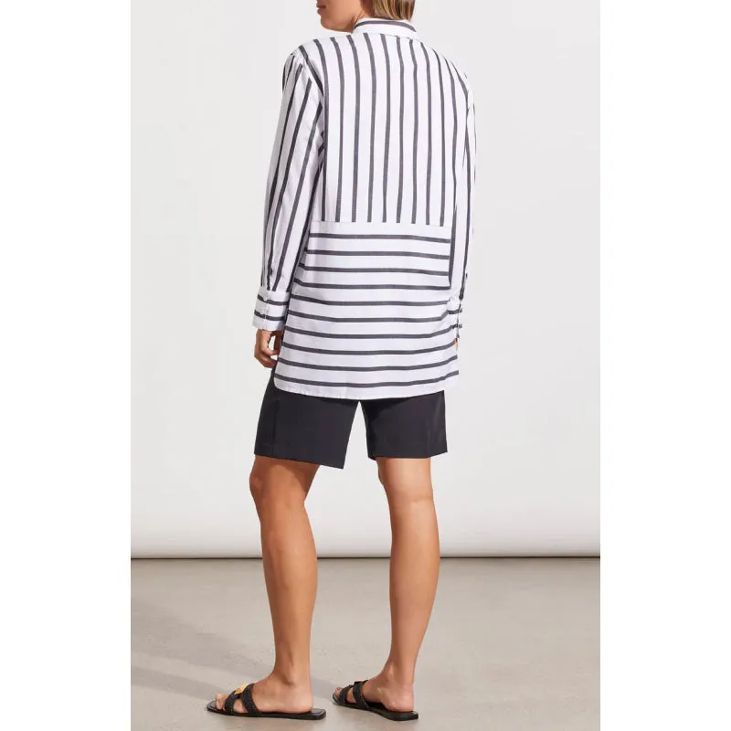 Tribal Long Sleeve Button Front Shirt