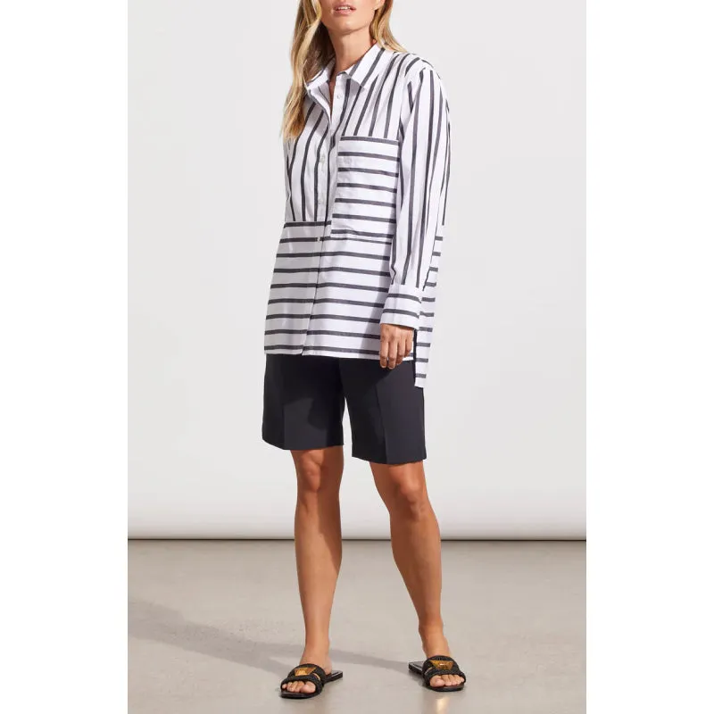 Tribal Long Sleeve Button Front Shirt