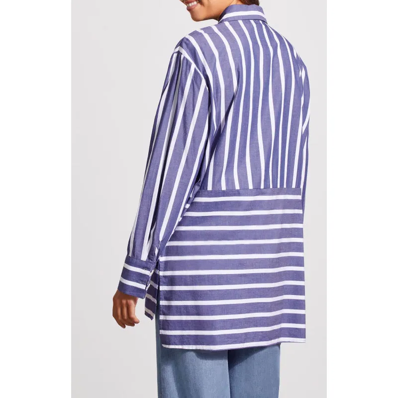 Tribal Long Sleeve Button Front Shirt