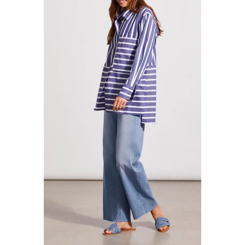 Tribal Long Sleeve Button Front Shirt