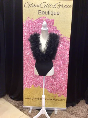 Tulle Deep V-Neck Bodysuit