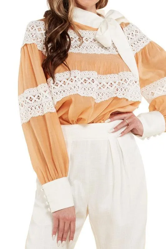 TWO PIECE CROCHET DETAIL PANT SET
