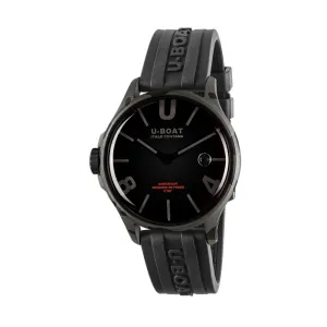 U-Boat Men's Black Tone Case and Dial Quartz Watch