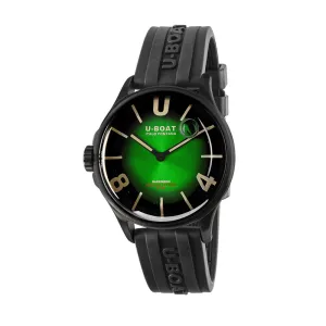 U-Boat Men's Black Tone Case Green Dial Quartz Watch