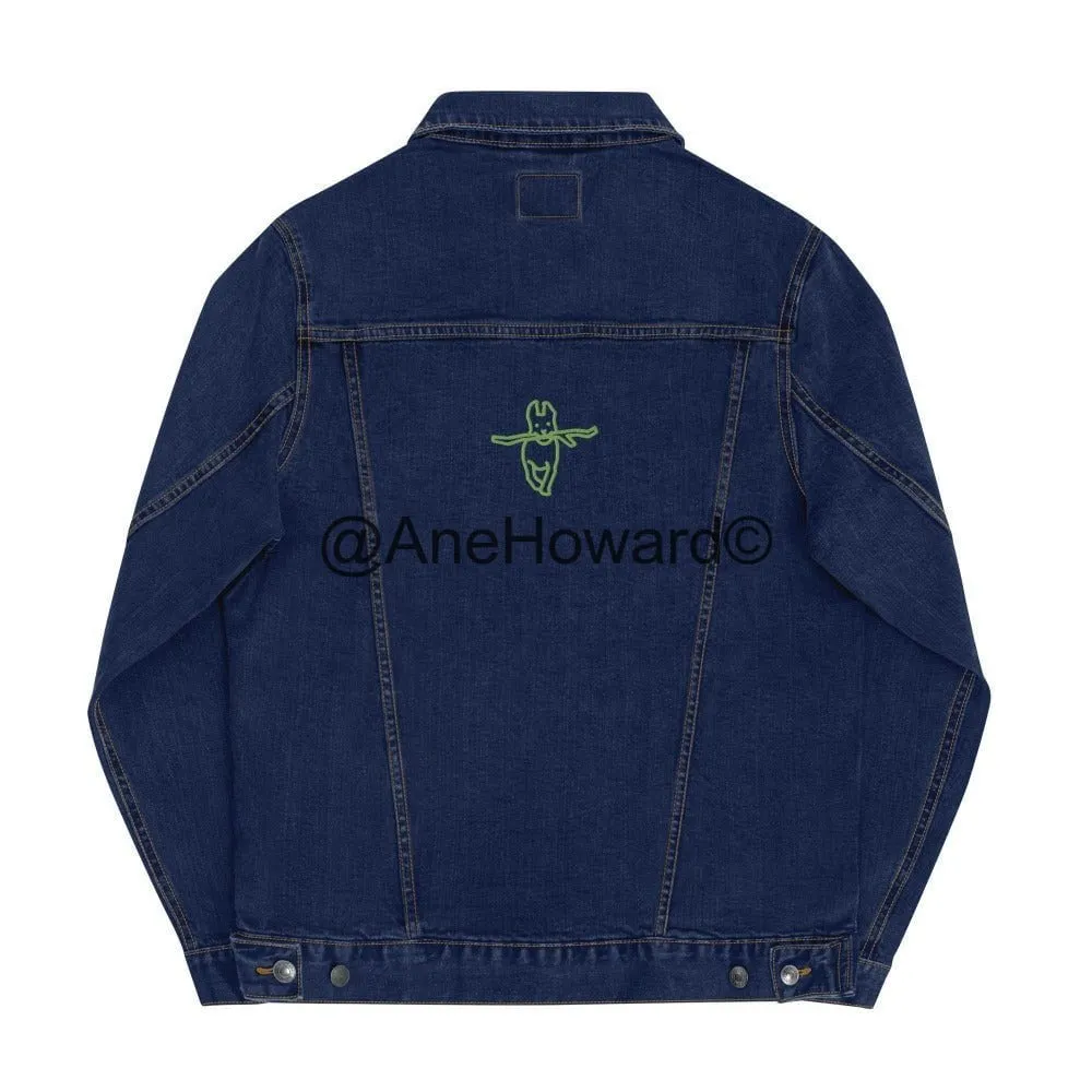 Unisex denim jacket Happy Dog