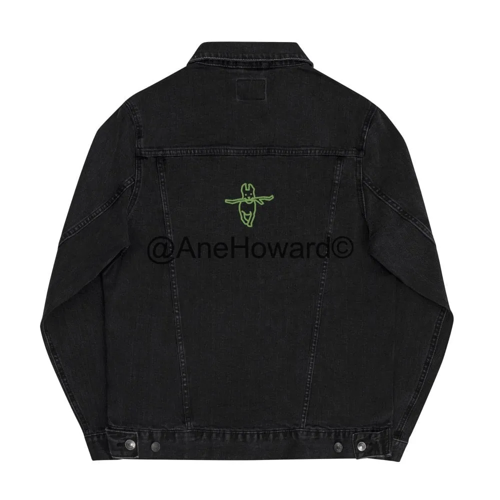 Unisex denim jacket Happy Dog