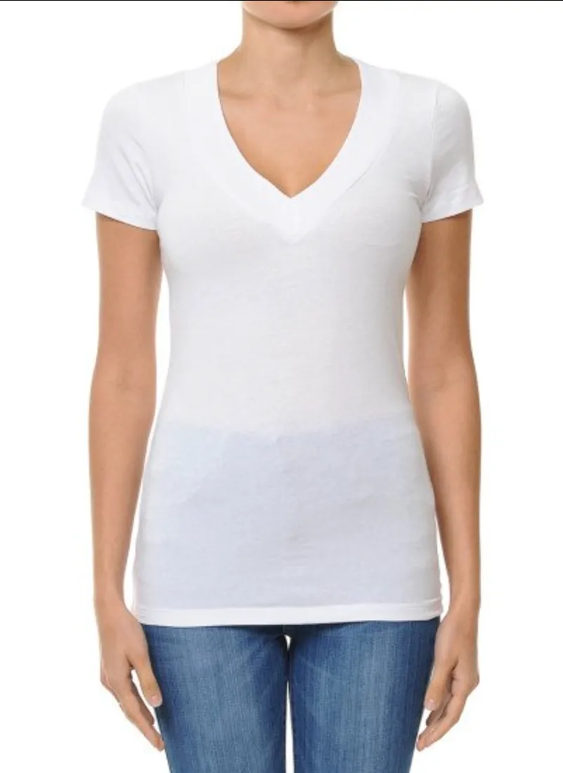 V-Neck Knit Top