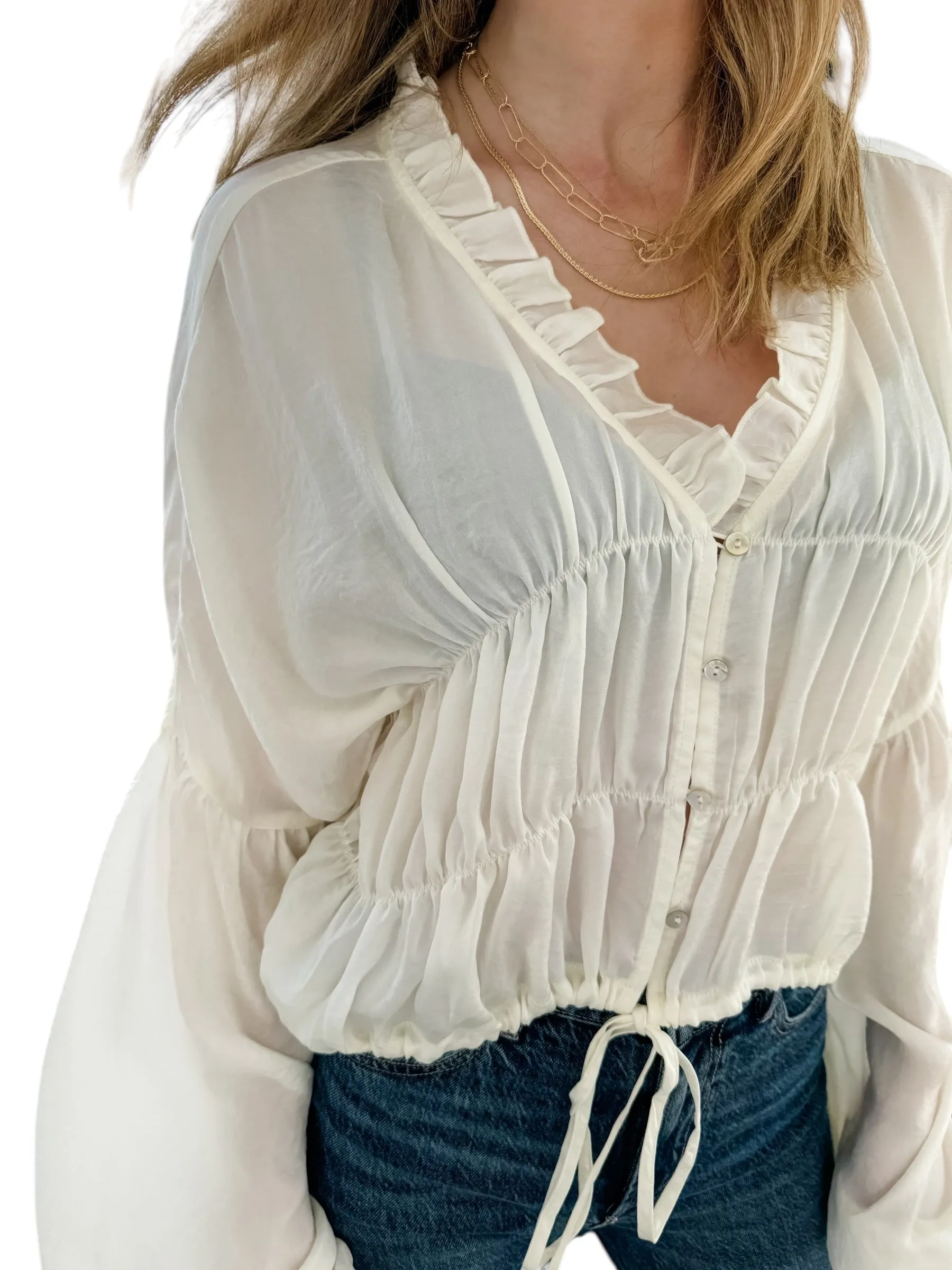 Valerie Ruffle Blouse