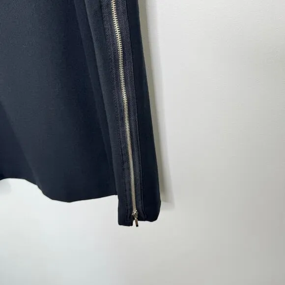 Vantana wool zipper detail long skirt