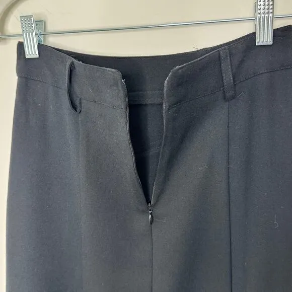 Vantana wool zipper detail long skirt