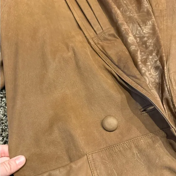 Vintage Global Identity G-III 80’s Leather Trench Coat