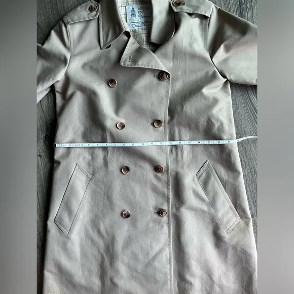 Vintage London Fog Khaki Tan Trench Coat