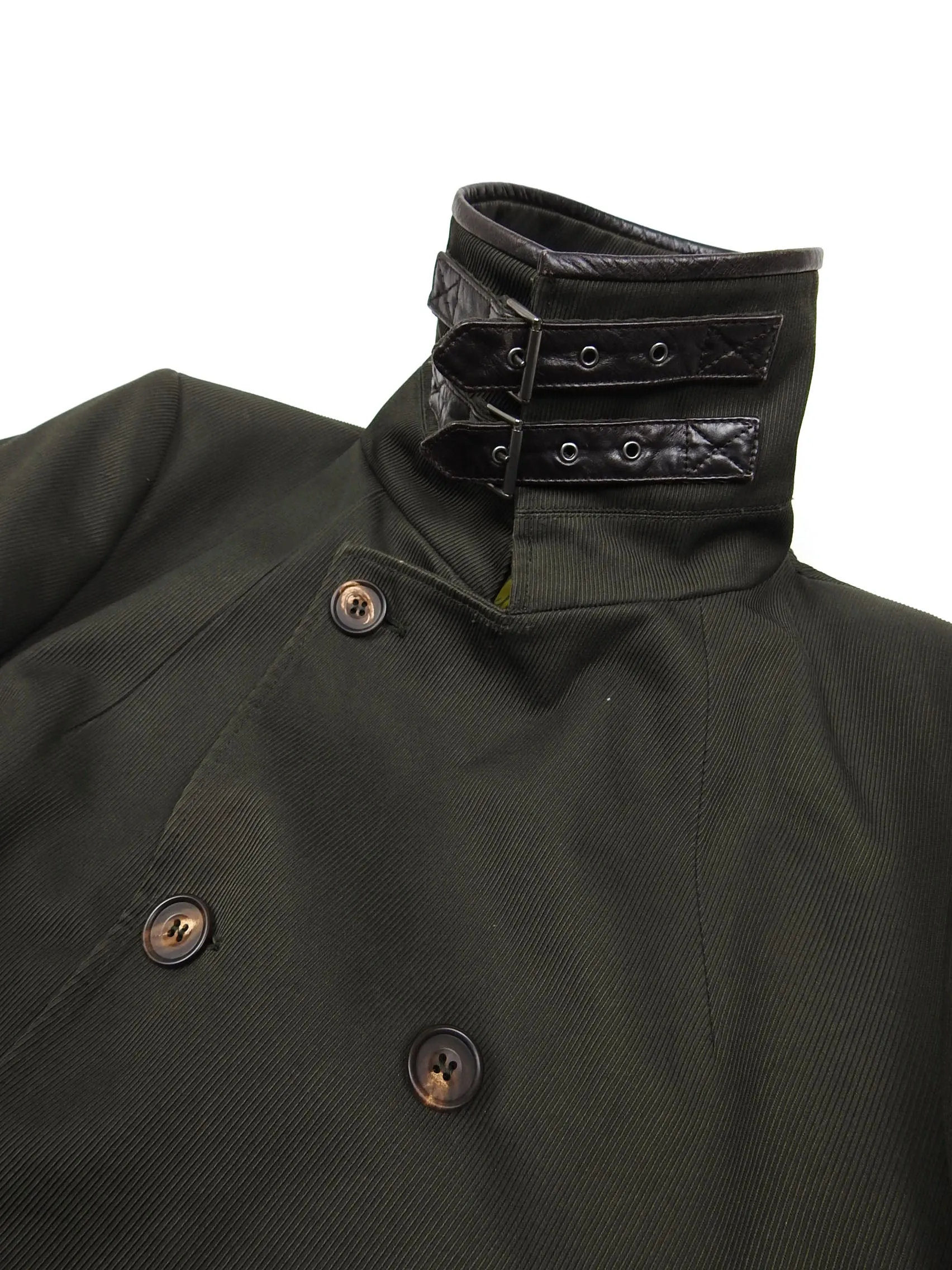 Vivienne Westwood Green Short Trench Coat Size 48