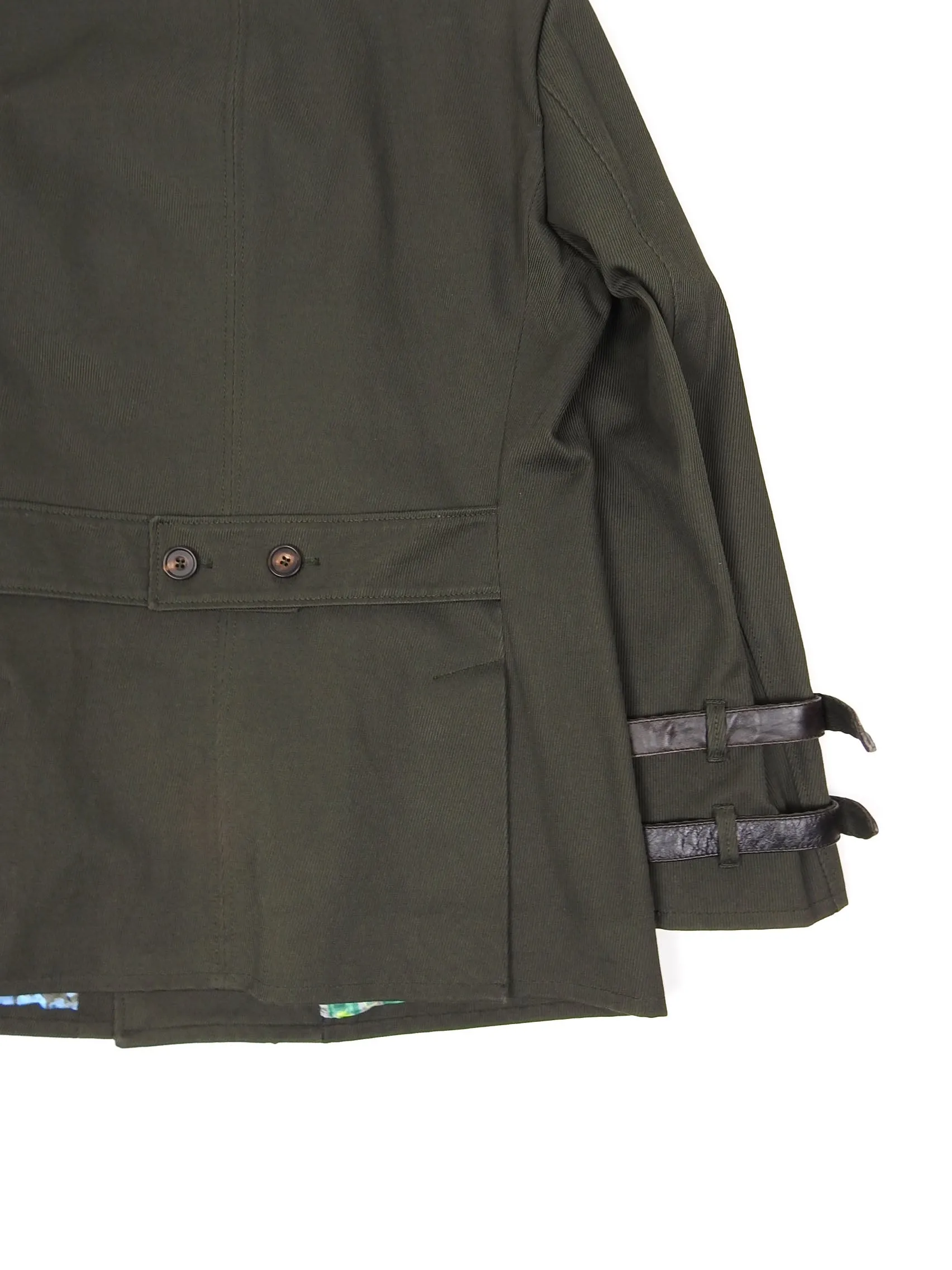 Vivienne Westwood Green Short Trench Coat Size 48