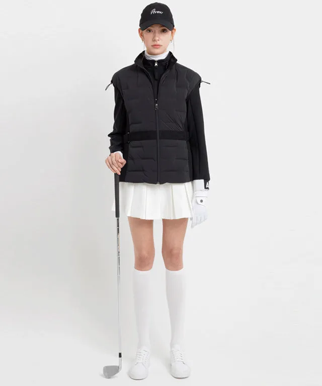 [Warehouse Sale]  AVEN Long-Selling Pleated Skirt - White