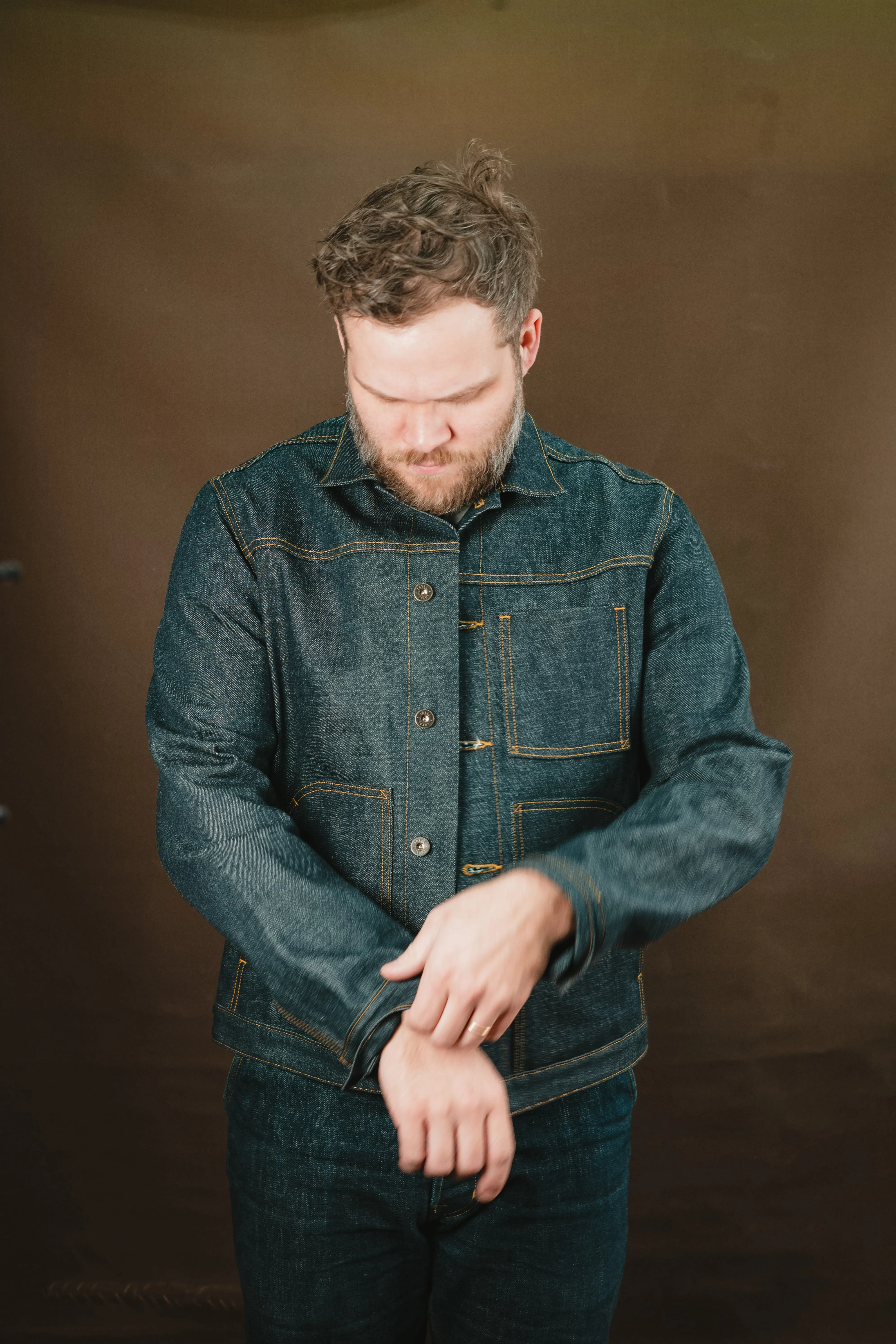 Wayman Jacket - Kuroki 15oz SLUBDOT Selvedge Denim