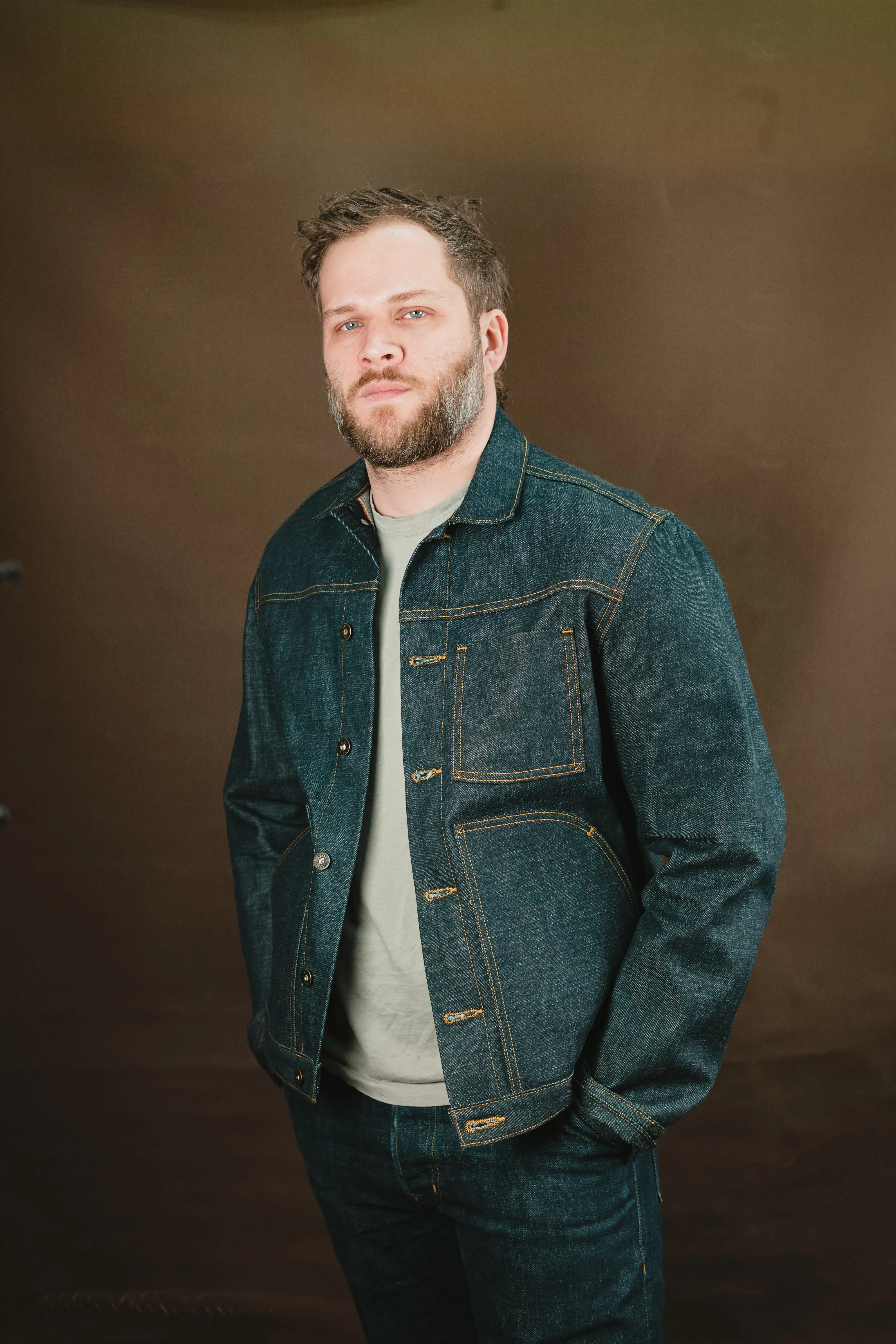Wayman Jacket - Kuroki 15oz SLUBDOT Selvedge Denim